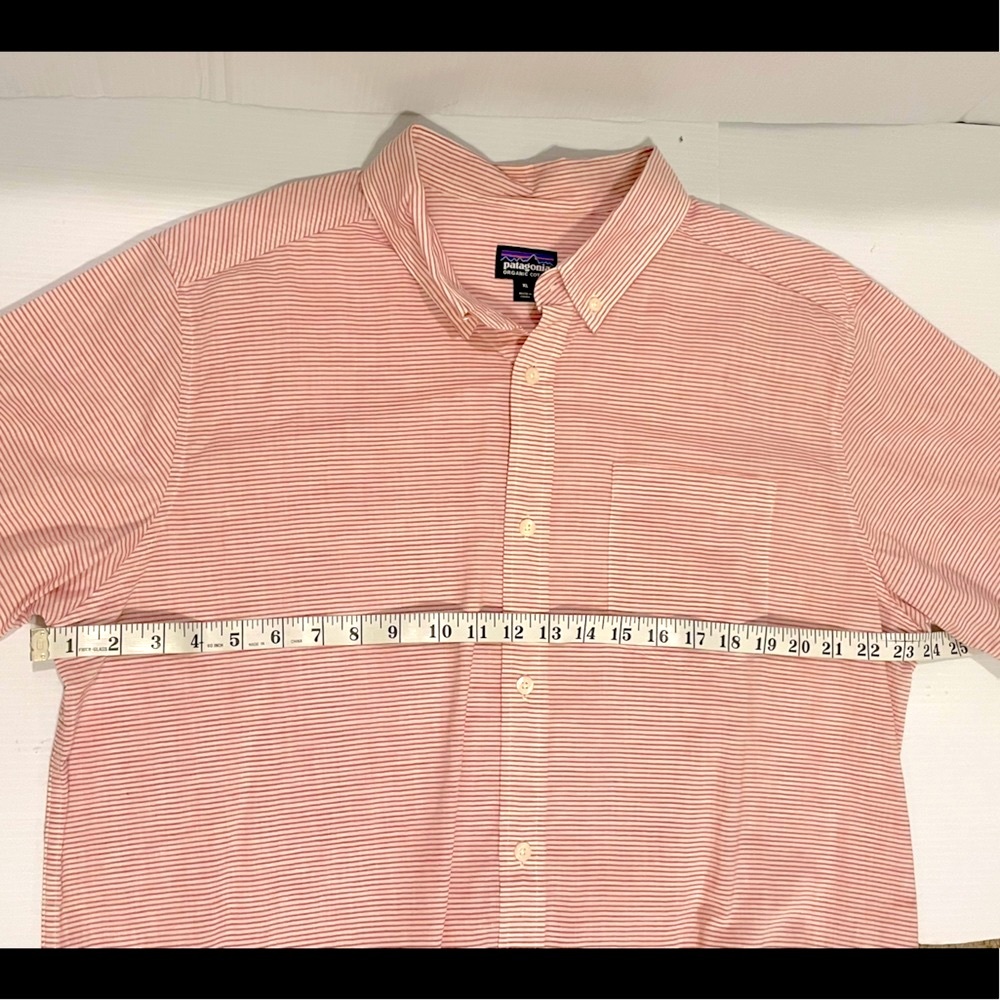 NWOT Patagonia Mens Short Sleeve Shirt / Organic cotton / one pocket Size XL - Picture 8 of 13
